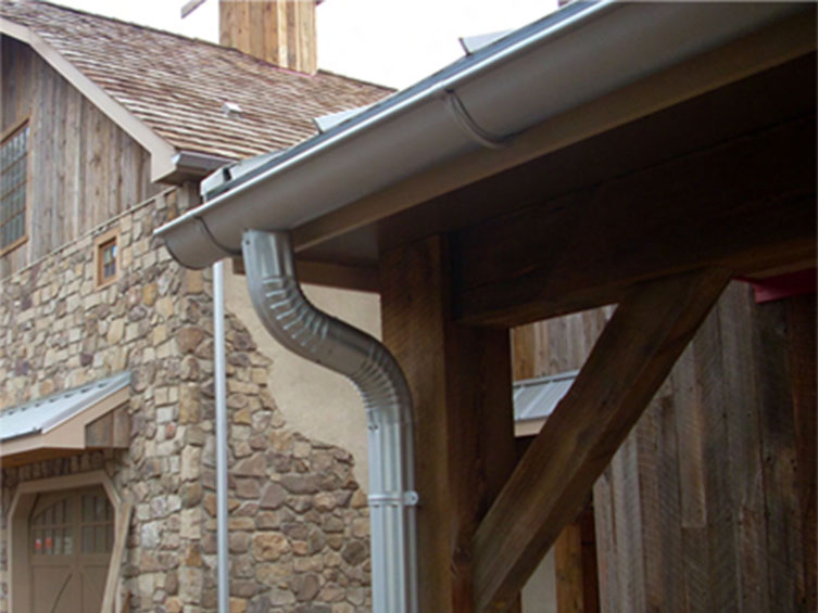 traditional copper gutters