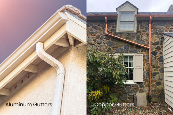 Gutter Showdown: Aluminum Gutters Vs. Copper Gutters