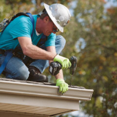 how to install a rain gutter